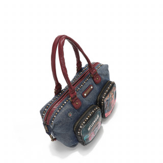 TORBA NICOLE LEE JS17130 DENIM HOLLYWOOD DRIVE FW2024 