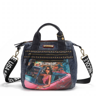 TORBA NICOLE LEE DENIM JS17139 HOLLYWOOD DRIVE FW2024 