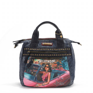 TORBA NICOLE LEE DENIM JS17139 HOLLYWOOD DRIVE FW2024 