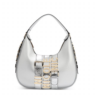 TORBA NICOLE LEE P17206 LOGO SILVER SS2025 