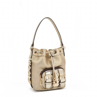 TORBA NICOLE LEE P17207 LOGO GOLD SS2025 