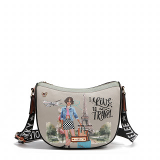 TORBA NIKKY NK12928 I LIVE TO TRAVEL SS2025 
