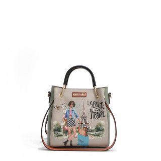 TORBA NIKKY NK12929 I LIVE TO TRAVEL SS2025 