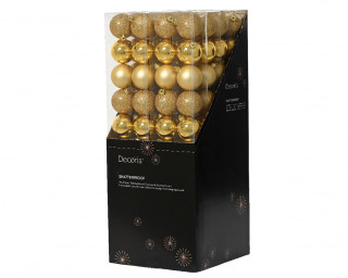 KUGLA NOVOGODIŠNJA 10/1 6CM LIGHT GOLD 020170 