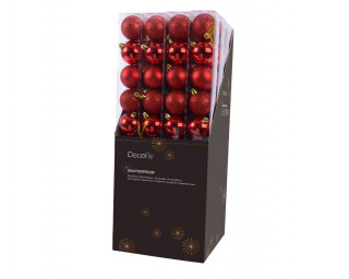 KUGLA NOVOGODIŠNJA 10/1 6CM RED 020172 