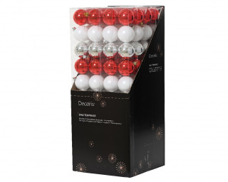 KUGLA NOVOGODIŠNJA 10/1 6CM MIX 020340 