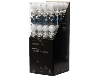 KUGLA NOVOGODIŠNJA 10/1 6CM MIX 020402 