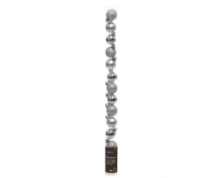 KUGLA NOVOGODIŠNJA 14/1 3CM SILVER 020457 