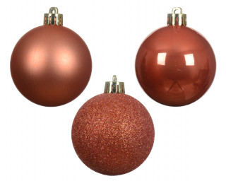 KUGLA NOVOGODIŠNJA 10/1 6CM ORANGE 022467 