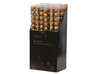 KUGLA NOVOGODIŠNJA 14/1 3CM BROWN 022483 