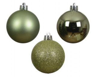 KUGLA NOVOGODIŠNJA 14/1 3CM GREEN TEA 022492 