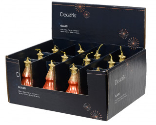 NOVOGODIŠNJI UKRAS JELKA 12.6CM ORANGE 121734 