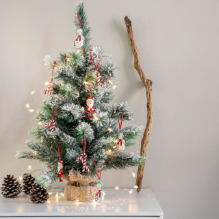 LAMPICE NOVOGODIŠNJE 195CM SILVER/WARM WHITE 481780 