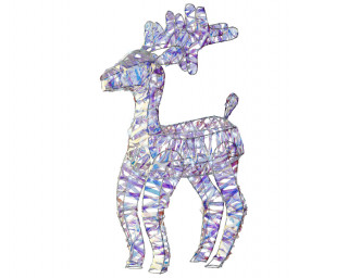 FIGURA NOVOGODIŠNJA IRVAS SA LAMPICAMA 10X30X50CM 487946 