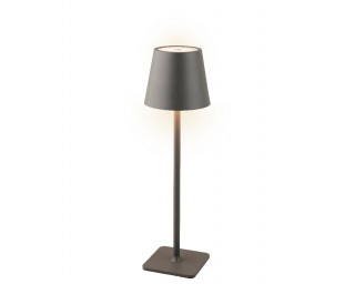 LAMPA METALNA 11X37CM SIVA 488367 