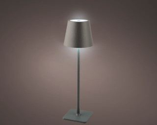 LAMPA METALNA 11X37CM SIVA 488367 