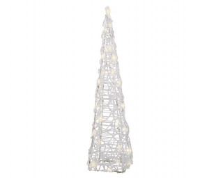 FIGURA NOVOGODIŠNJA SA LED SVETLOM OBLIK KUPE 58CM OUTDOOR 491436 