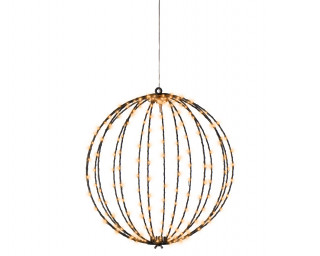 FIGURA NOVOGODIŠNJA LOPTA SA LED SVETLOM 38CM OUTDOOR 491677 