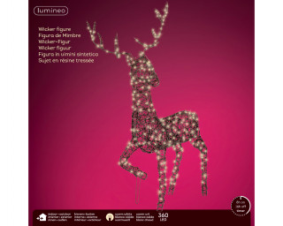 FIGURA NOVOGODIŠNJA IRVAS SA LED SVETLOM 22X65X124CM OUTDOOR 493532 