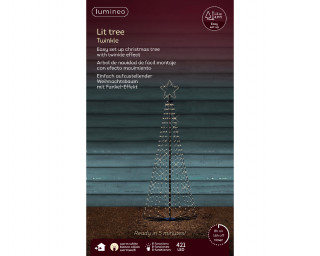 FIGURA NOVOGODIŠNJA DRVO SA LED SVETLOM 150CM OUTDOOR 493623 