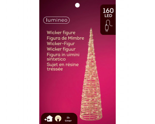 FIGURA NOVOGODIŠNJA DRVO SA LED SVETLOM 90CM OUTDOOR 493687 