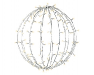 FIGURA NOVOGODIŠNJA LOPTA SA LED SVETLOM 55CM OUTDOOR 493716 