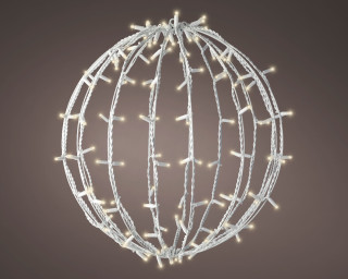 FIGURA NOVOGODIŠNJA LOPTA SA LED SVETLOM 55CM OUTDOOR 493716 