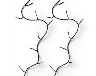 LAMPICE NOVOGODIŠNJE 1800CM CRNE OUTDOOR 494166 