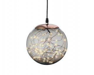 FIGURA NOVOGODIŠNJA LOPTA SA LED SVETLOM 40CM 496666 