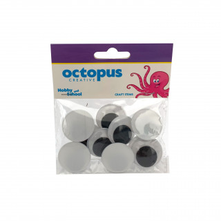DEKORATIVNE OČI 28mm 10KOM UNL-2388 OCTOPUS 