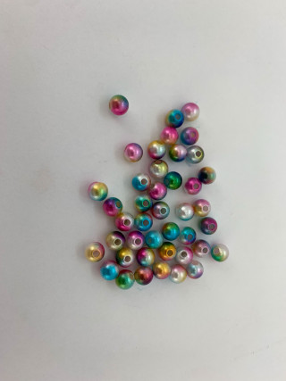 DEKORATIVNE PERLE NEON 8mm 80kom UNL-2400 OCTOPUS 