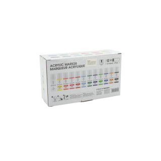 MARKER AKRILNI 12/1 12X60ml SET PA86.12060.A ART RANGER 