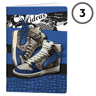 SVESKA A4 DIKTO 40L 80g SNEAKERS 