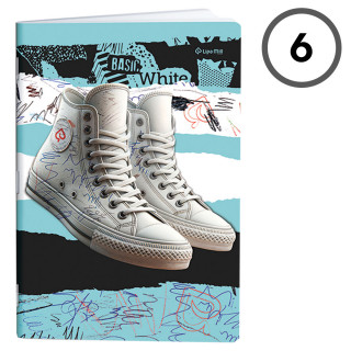 SVESKA A4 SITNI KARO 40L 80g SNEAKERS 