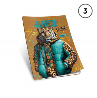 SVESKA A4 SITNI KARO 40L 80g FASHION ANIMALS 