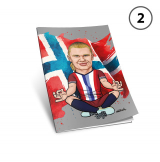 SVESKA A4 DIKTO 40L 80g FOOTBALL ICONS 