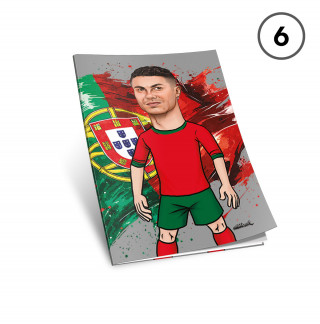 SVESKA A4 DIKTO 40L 80g FOOTBALL ICONS 