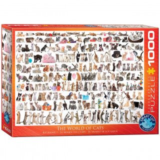 PUZZLE 1000 DELOVA 6000-0580 THE WORLD OF CATS 