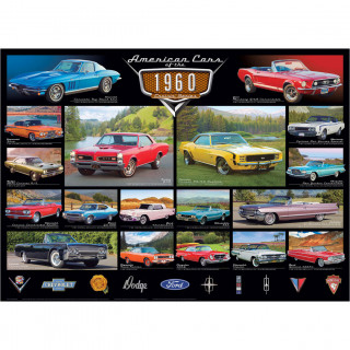PUZZLE 1000 DELOVA 6000-0677 AMERICAN CARS OF THE 1960s 