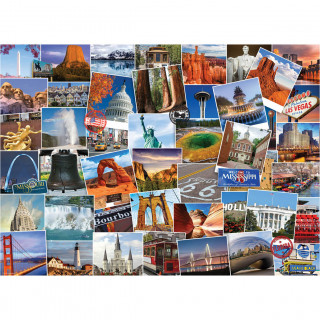 PUZZLE 1000 DELOVA 6000-0750 GLOBETROTTER COLLECTION: US 