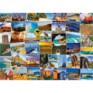 PUZZLE 1000 DELOVA 6000-0753 GLOBETROTTER AUSTRALIA 