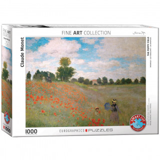 PUZZLE 1000 DELOVA 6000-0826 THE POPPY FIELD BY MONET 