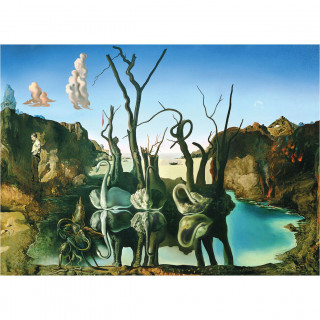 PUZZLE 1000 DELOVA 6000-0846 SWANS REFLECTING ELEPHANTS 