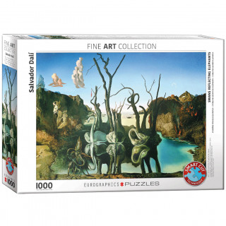 PUZZLE 1000 DELOVA 6000-0846 SWANS REFLECTING ELEPHANTS 