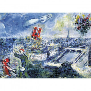 PUZZLE 1000 DELOVA 6000-0850 LE BOUQUET DE PARIS BY CHAGALL 