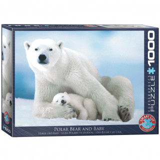 PUZZLE 1000 DELOVA 6000-1198 POLAR BEAR & BABY 