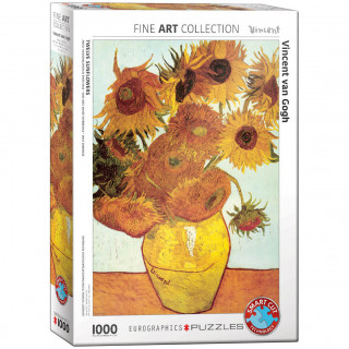 PUZZLE 1000 DELOVA 6000-3688 TWELVE SUNFLOWERS BY VAN GOGH 