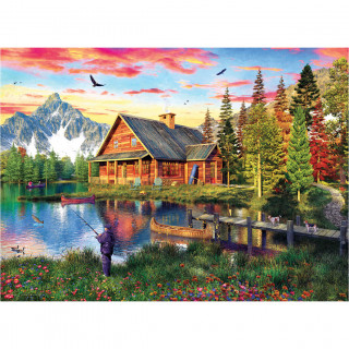 PUZZLE 1000 DELOVA 6000-5376 THE FISHING COTTAGE BY DAVISON 