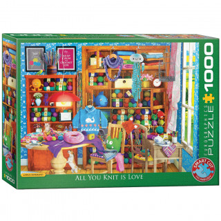 PUZZLE 1000 DELOVA 6000-5405 ALL YOU KNIT IS LOVE BY PAUL N 