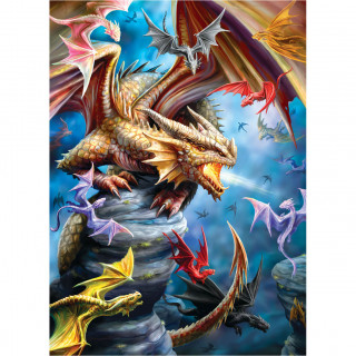 PUZZLE 1000 DELOVA 6000-5475 DRAGON CLAN BY ANN STOKES 